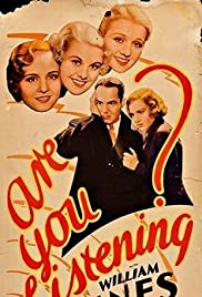Watch Full Movie :Are You Listening? (1932)